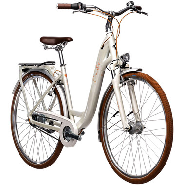 Bicicleta de paseo CUBE ELLA CRUISE WAVE Beis 2021 0